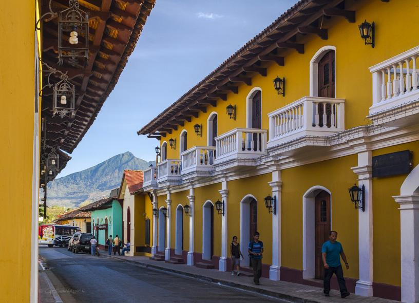 Culture colonial streets and volcanic landscapes Nicaragua